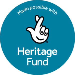 Logo: National Lottery Heritage Fund acknowledgement stamp
